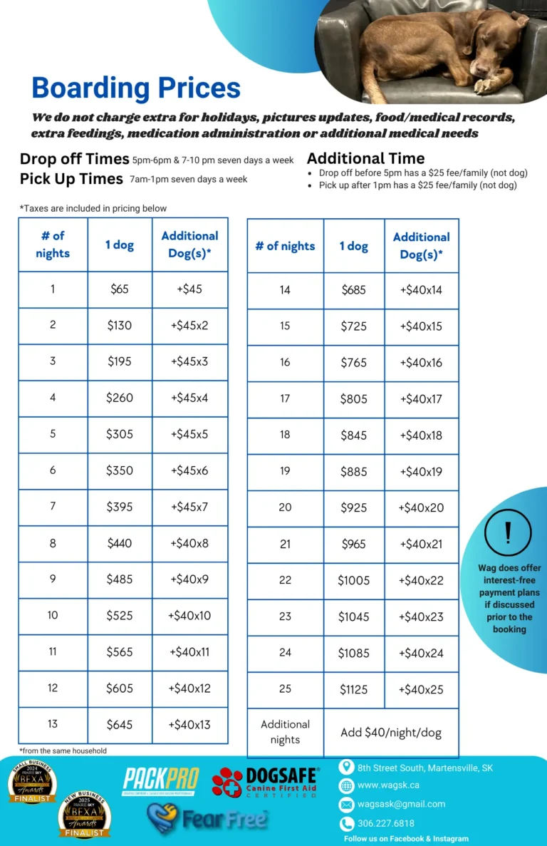 Boarding Prices 2026